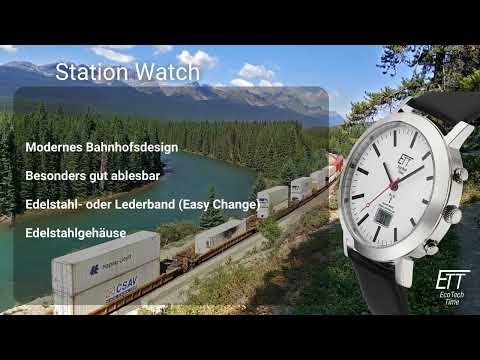 Produktbild ETT EGS-11577-11L Herrenuhr Solar Funkuhr 41mm 5ATM (Funkuhr, 41 mm)