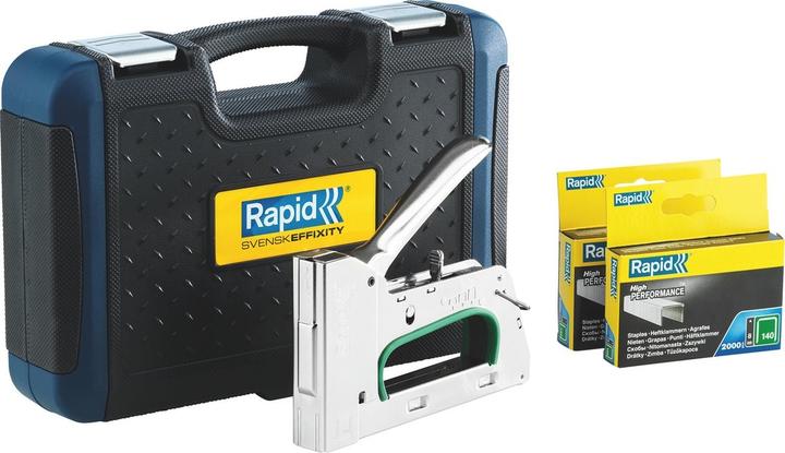 Actual product image Rapid Tacker 34, Premium case incl. staples 140/8mm 2M + 140/10mm 2M (Tacker)
