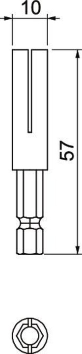 Produktbild OBO Bettermann 927 BES VSW 25 A Vorspanner-Bit f.Banderdungsschellen 5057694