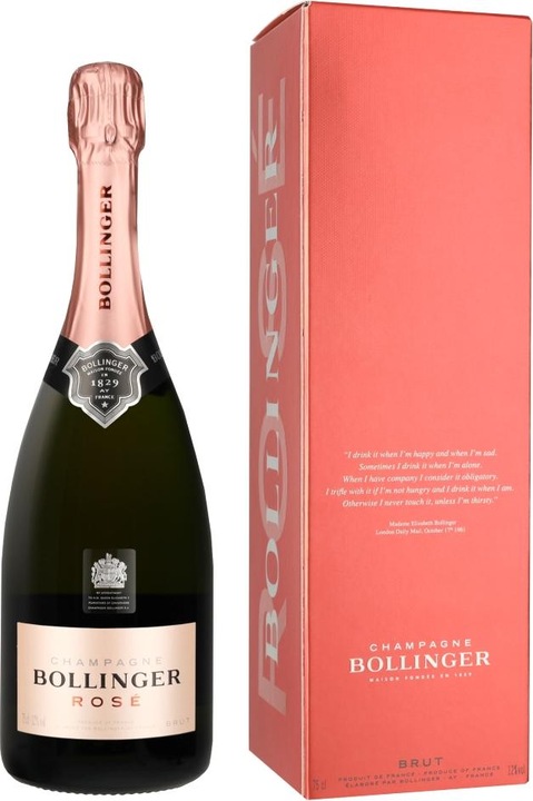 Actual product image Champagne Bollinger Rosé Brut (1 x 75 cl)