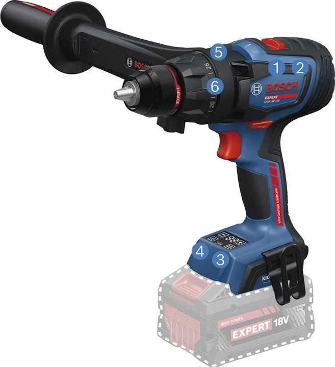 Produktbild Bosch Hausgeräte Bosch Akku-Bohrschrauber EXSR18V-150, L-BOXX 136 (Bohrschrauber)