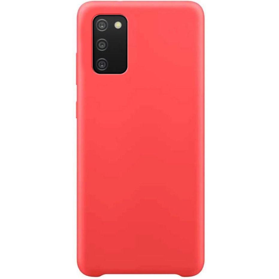 Hurtel Silicone Case Soft Flexible Rubber Cover for Samsung Galaxy A03s red (Samsung Galaxy A03s), Smartphone Hülle, Rot