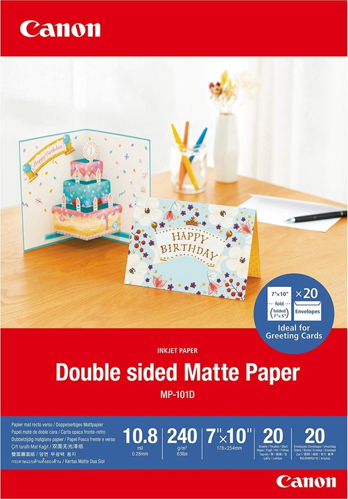 Produktbild Canon Fotopapier MP-101D (240 g/m², A4, 1 x)