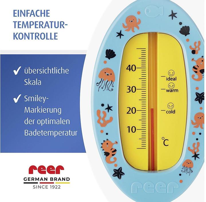 Image du produit Reer Thermomètre de bain ovale