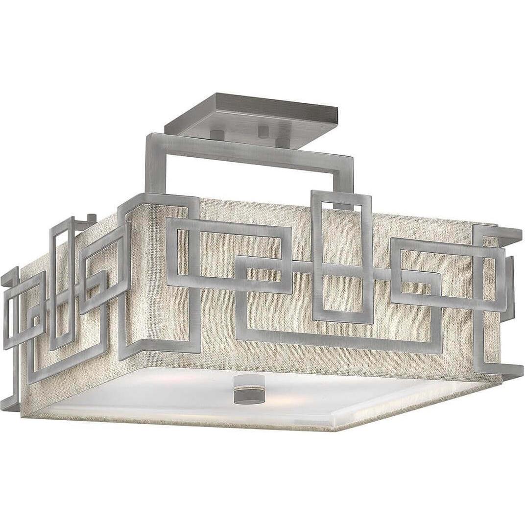Elstead Lighting, Wandleuchte + Deckenleuchte, Lanza Deckenleuchte E27 3-fach Antikes Nickel (E27)