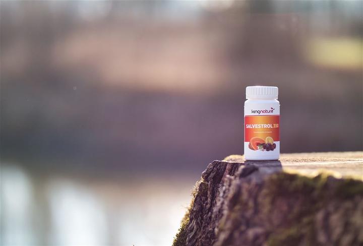 Actual product image Kingnature Salvestrol Vida 350 Caps (60 Piece, Capsules, 500 g)