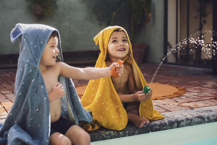 Actual product image Trixie Baby Hooded Bath Towel | 70x130cm Mr. Lion