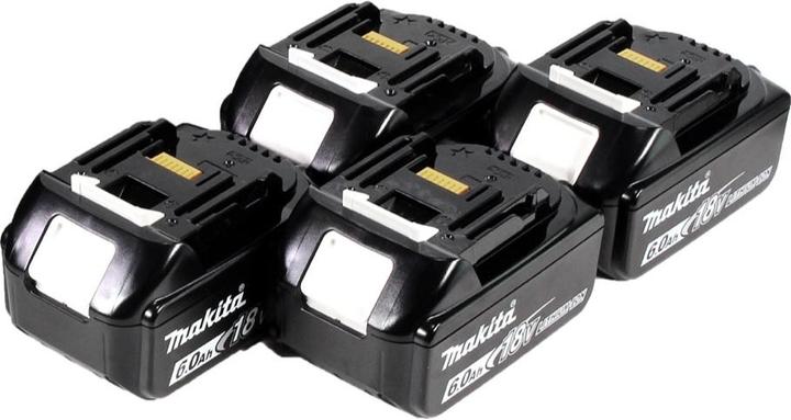 Actual product image Makita Power Source Kit 18V with DC 18 SF 4-fold charger + 4x BL1860B battery 6.0Ah (18 V)