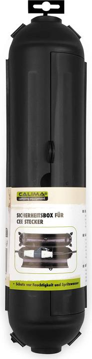 Actual product image Calima CAMPING EQUIPMENT Safety box 46064, for CEE plug, black