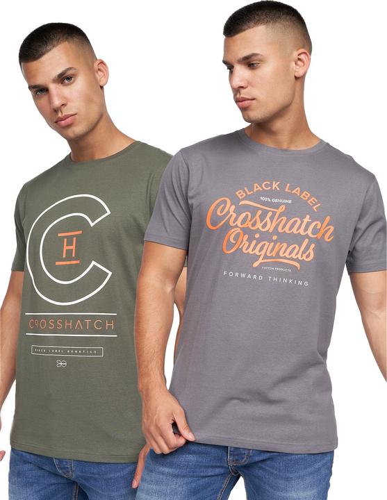 Produktbild Crosshatch Univarsity TShirt (2erPack) (S)