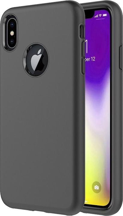 Immagine prodotto remarket.ch iPhone XS Max - Custodia antiurto Loopee Nero (Apple iPhone XS Max)