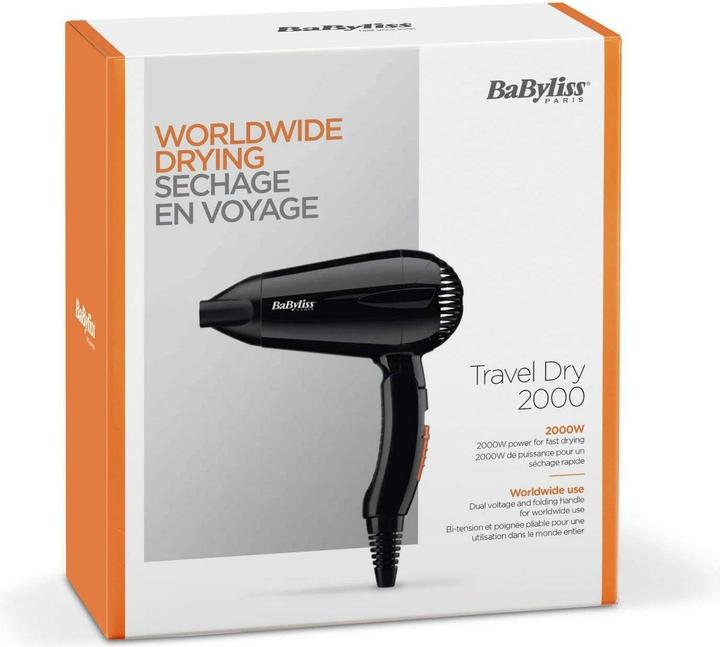 Image du produit BaByliss Travel Dry 2000 5344CHE (2000 W)