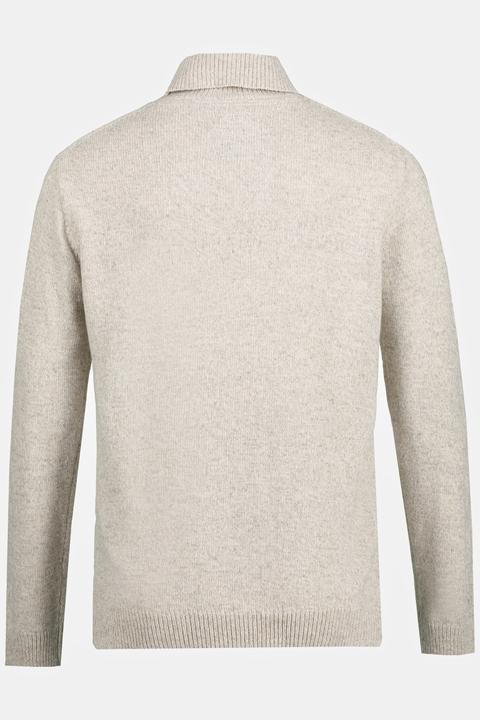 Produktbild JP1880 Pullover, Zopfmuster, Rollkragen (XXL)