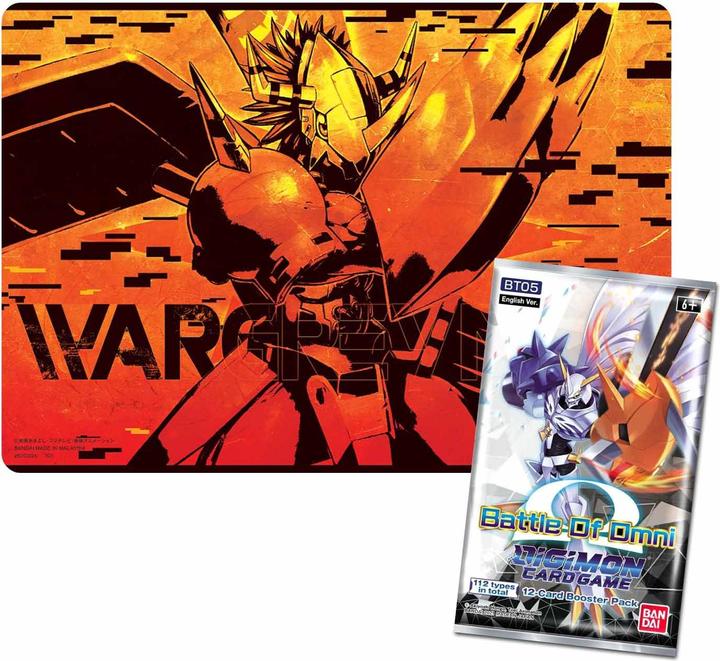 Digimon Card Game PB-03 Playmat Wargreymon (Englisch, Booster Pack)