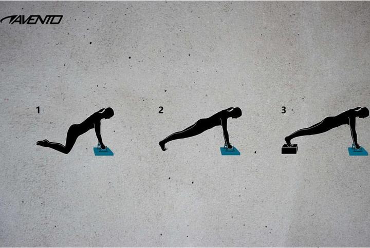 Image du produit Avento Planche de pompes, pliable