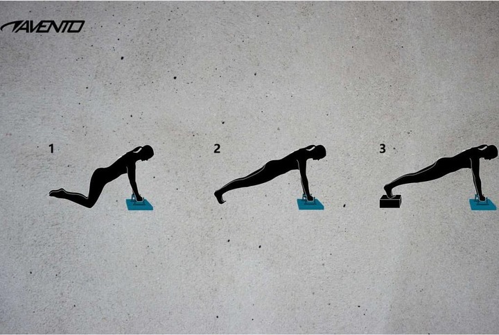Actual product image Avento Push-up board, foldable