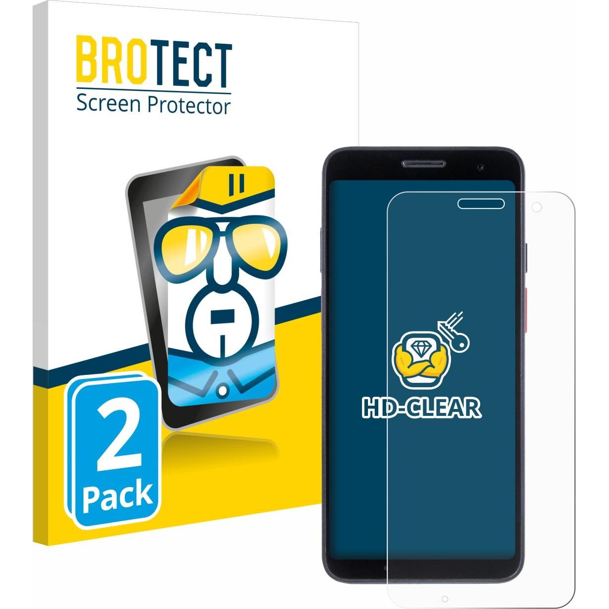 BROTECT Schutzfolie Displayschutz Displayschutzfolie Folie Klar Transparent, Barcode-Scanner Zubehör