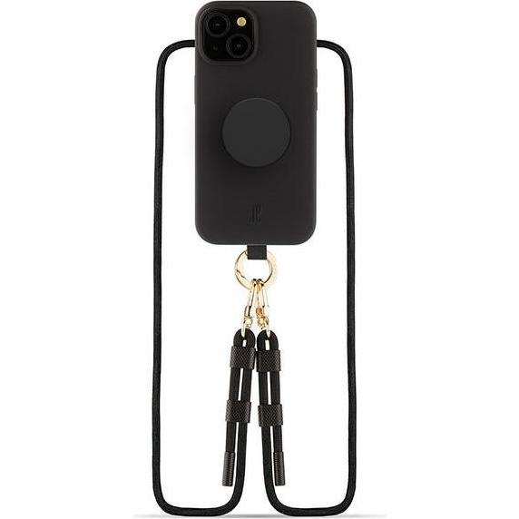 Thumbnail - Just Elegance Necklace Cover mit PopSockets 3in1 Case Black, Handykette, Schwarz