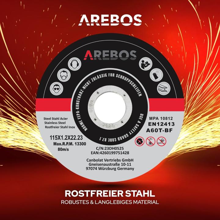 Immagine prodotto Arebos Disco da taglio
