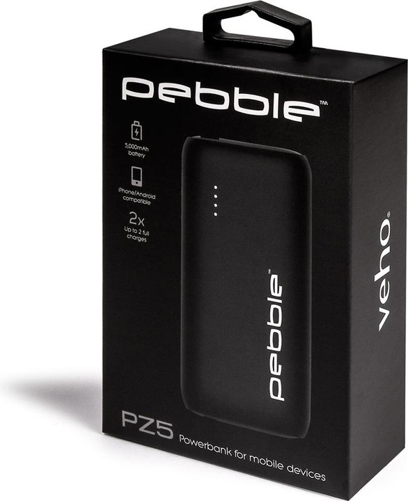 Actual product image veho Pebble PZ5 Battery Charger Lithium Polymer (LiPo) (5000 mAh, 37 Wh)
