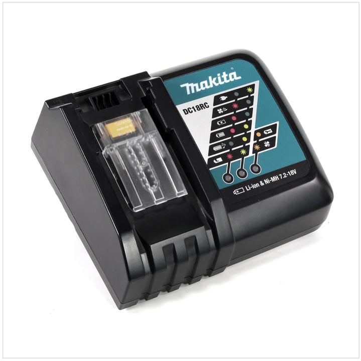 Productafbeelding Makita Krachtbronset 18V met 2x BL1815N batterij 1,5Ah + DC18RC lader + Makpac (18 V)