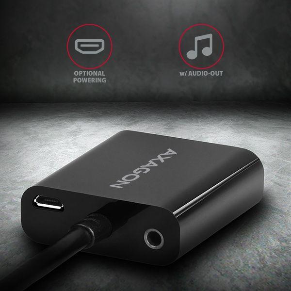 Actual product image Axagon HDMI (Typ A) — VGA (0.15 m)