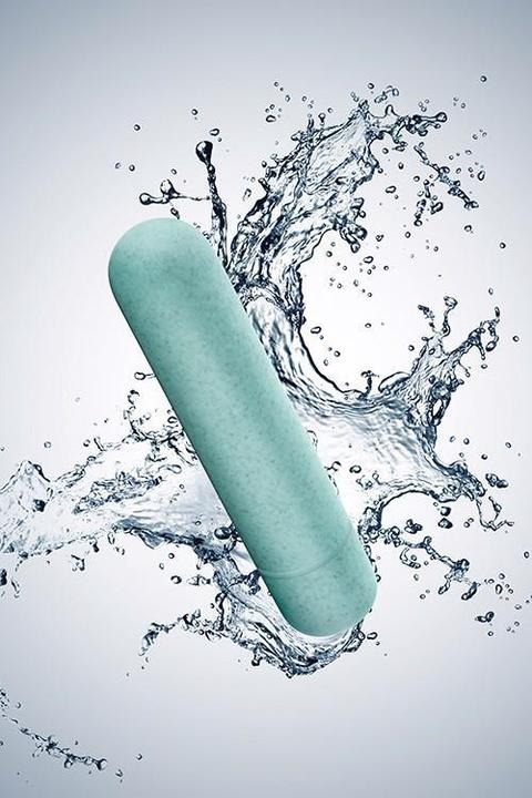 Actual product image Gaia Eco Bullet Vibrator â Turquoise
