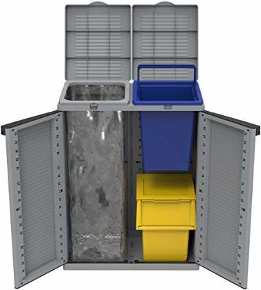 Image du produit Terry Boîte de rangement, jaune/bleu (55 l)