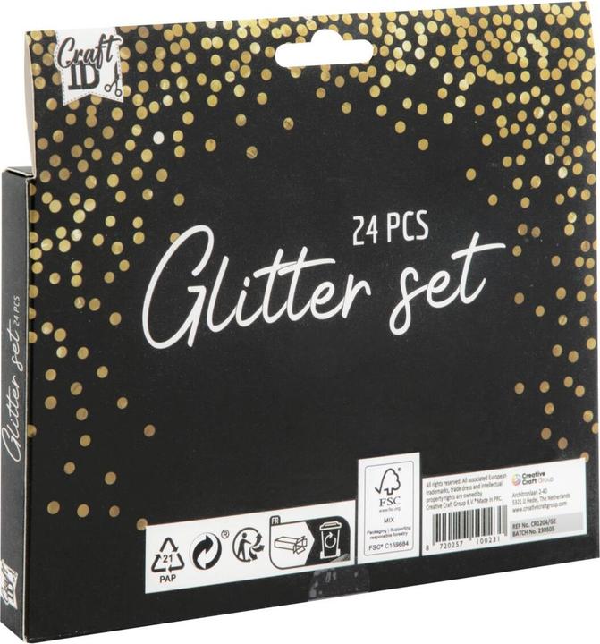 Produktbild Grafix Glitzerset, 24 Farben