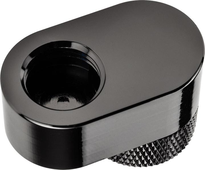 Actual product image XSPC G1/4 Rotary 14mm Offset Fitting - Chrome black