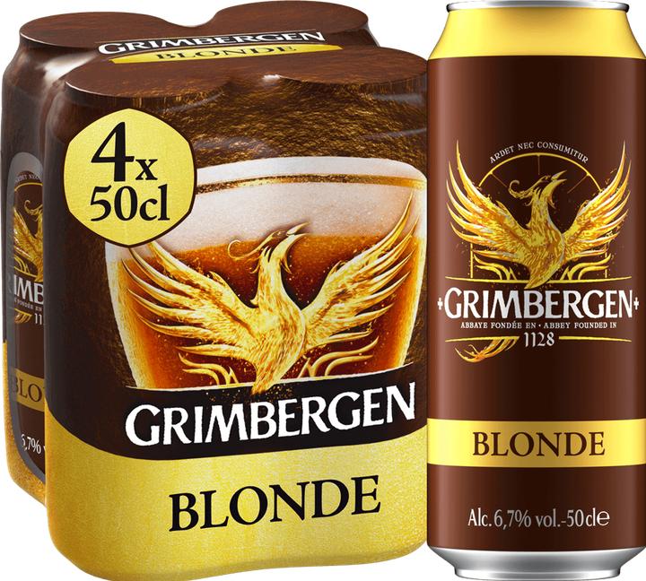 Image du produit Grimbergen Blonde (4 x 50 cl)