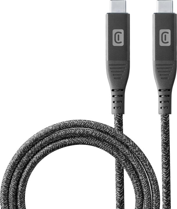 Cellularline Cable USB-C to USB-C 3.1 1M Cavo 3.1 da USB-C a USB-C (1 m, USB 3.2 Gen 1, 100 W)