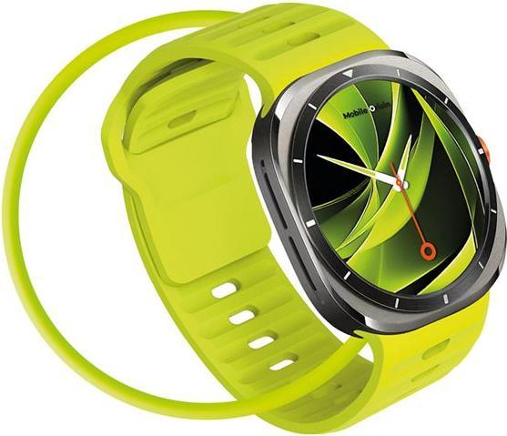 Image du produit Mobile Origin Easy Strap Silicone Galaxy Watch Ultra 47mm Fluorescence Jaune (20 mm, Silicone)