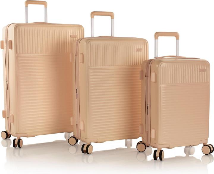 Immagine prodotto Heys Set di valigie a 4 ruote pastello 3 pezzi con piega elastica (219 l)