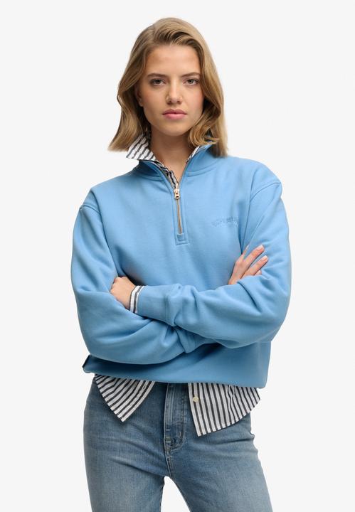 Image du produit Superdry Pull à Demi-Zip Logo Essentiel (M)