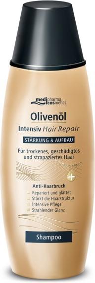 Image du produit Medipharma cosmetics Shampooing réparateur intensif à l'huile d'olive, 200 ml Shampooing (200 ml, Shampoing liquide)