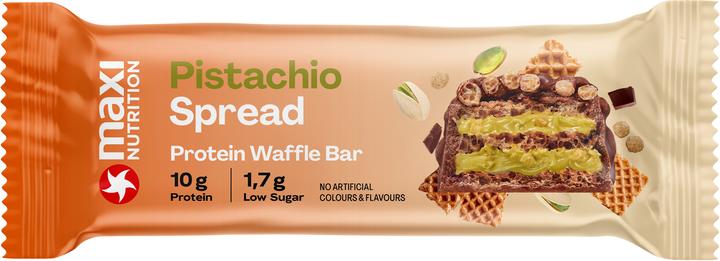 Maxi Nutrition Protein Waffel Riegel - Pistachio Spread (Pistachio nut, 1 pcs., 40 g)