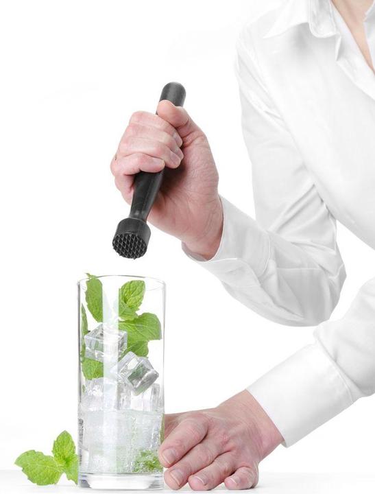 Produktbild Hendi Cocktail-Stössel, Bar up, sternförmig gezahnt, Schwarz,mm (Barstössel)