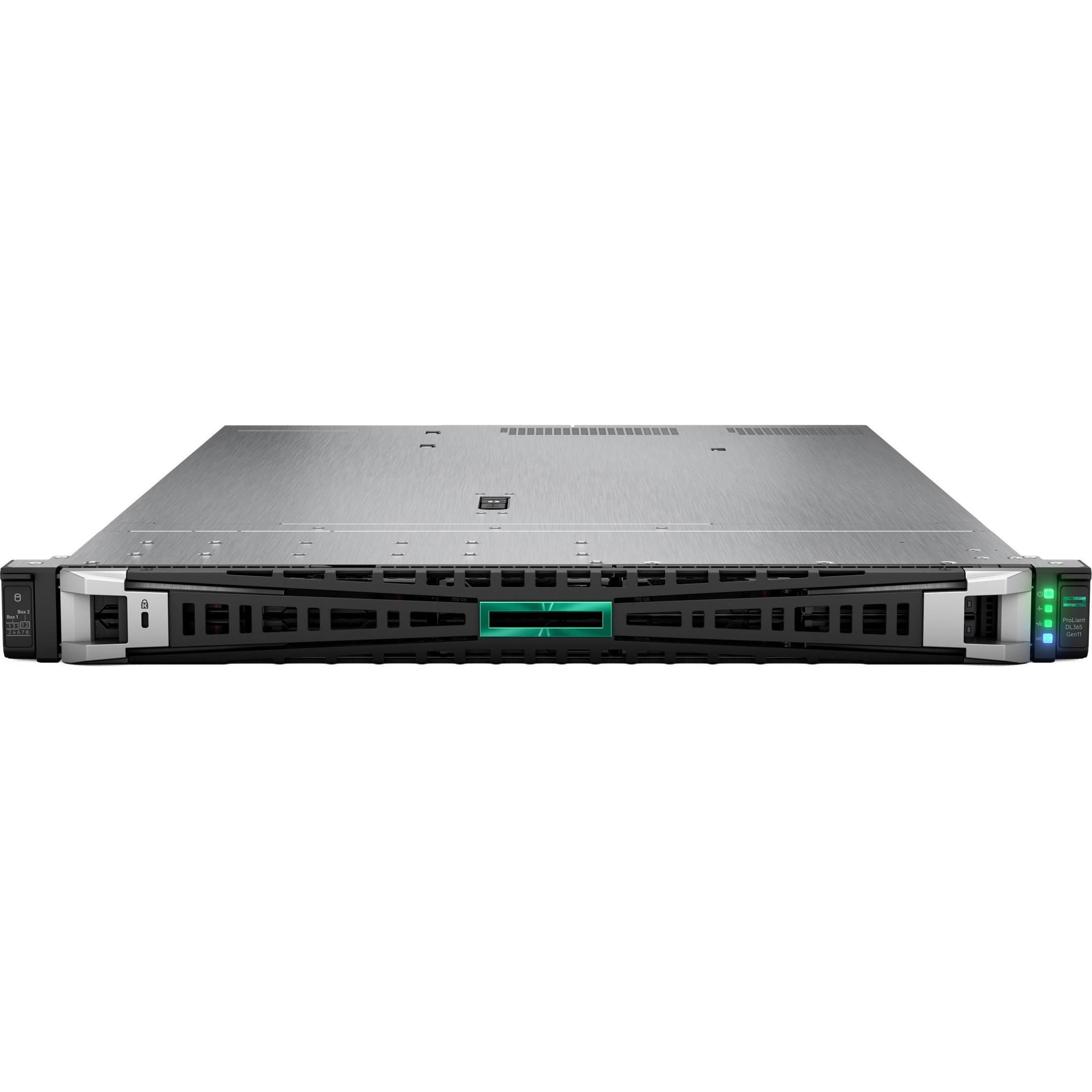 HPE ProLiant DL365 Gen11 AMD EPYC 9124 3.0GHz 16-core 1P 32GB-R 8SFF 1000W PS EU Server (Amd Epyc 9124, 32 GB, Rack Serv...