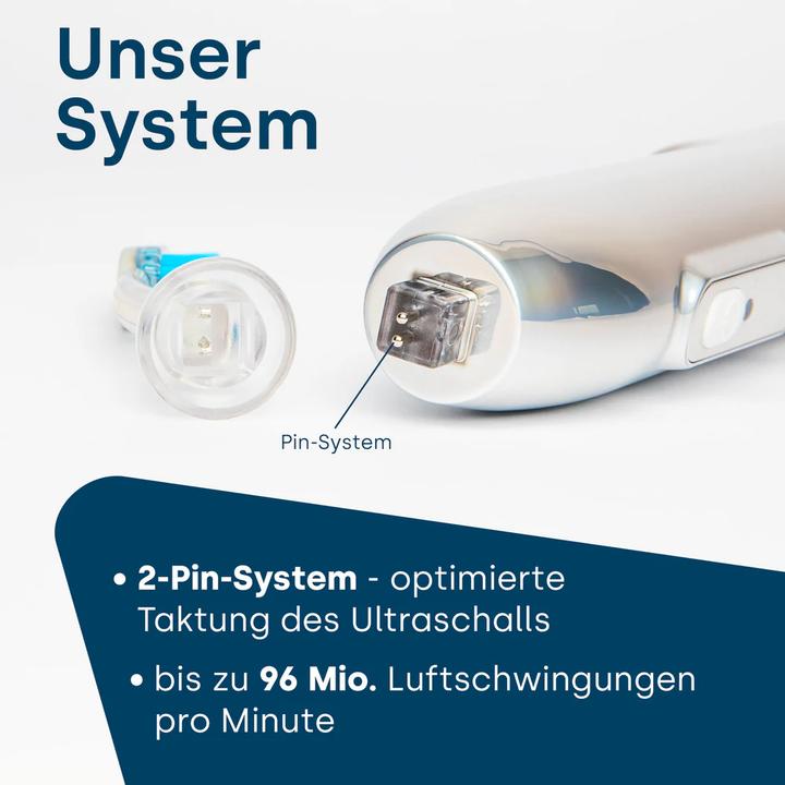 Produktbild Emmi-dent Metallic Pastellgrün Basis Set Ultraschallzahnbürste (Ultraschallzahnbürste)