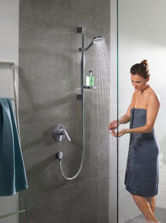 Produktbild hansgrohe HG Brauseset CROMETTA VARIO Bsta Unica'Croma 650mm m Casetta we/chr