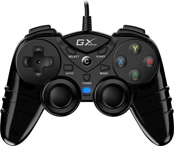 Genius Gx-17uv USB Gamepad schwarz (PC, PS3)