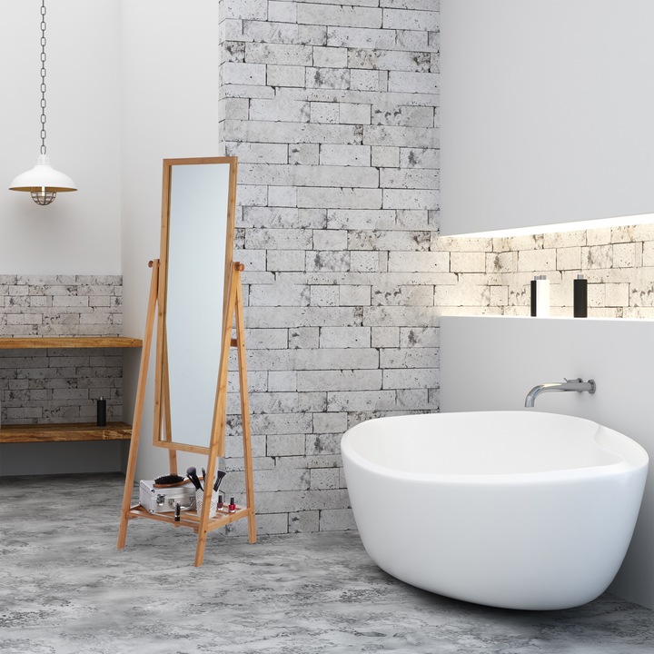 Actual product image Relaxdays Bamboo (40 x 36 x 159.5 cm)