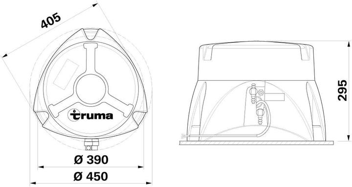 Actual product image Truma Electric boiler