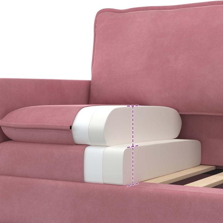 Produktbild vidaXL Modernes Sofa (2-Sitzer)