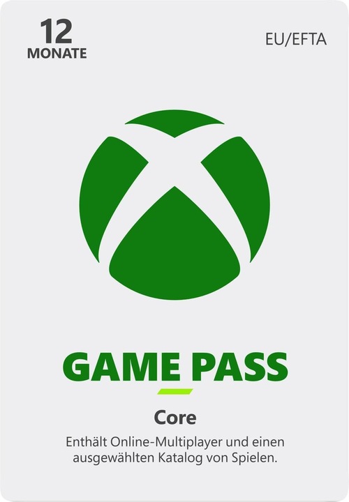 Microsoft Xbox Game Pass Core 12 Monate Download Code (12 months)
