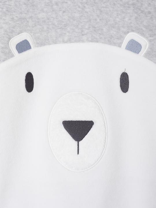 Produktbild Vertbaudet Jungen Samt-Schlafanzug mit Bär und Recycling-Polyester (128)