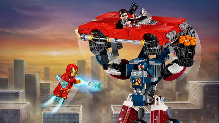 Image du produit LEGO Marvel Super Heroes Iron Man contre Detroit Steel (76077, LEGO Marvel)