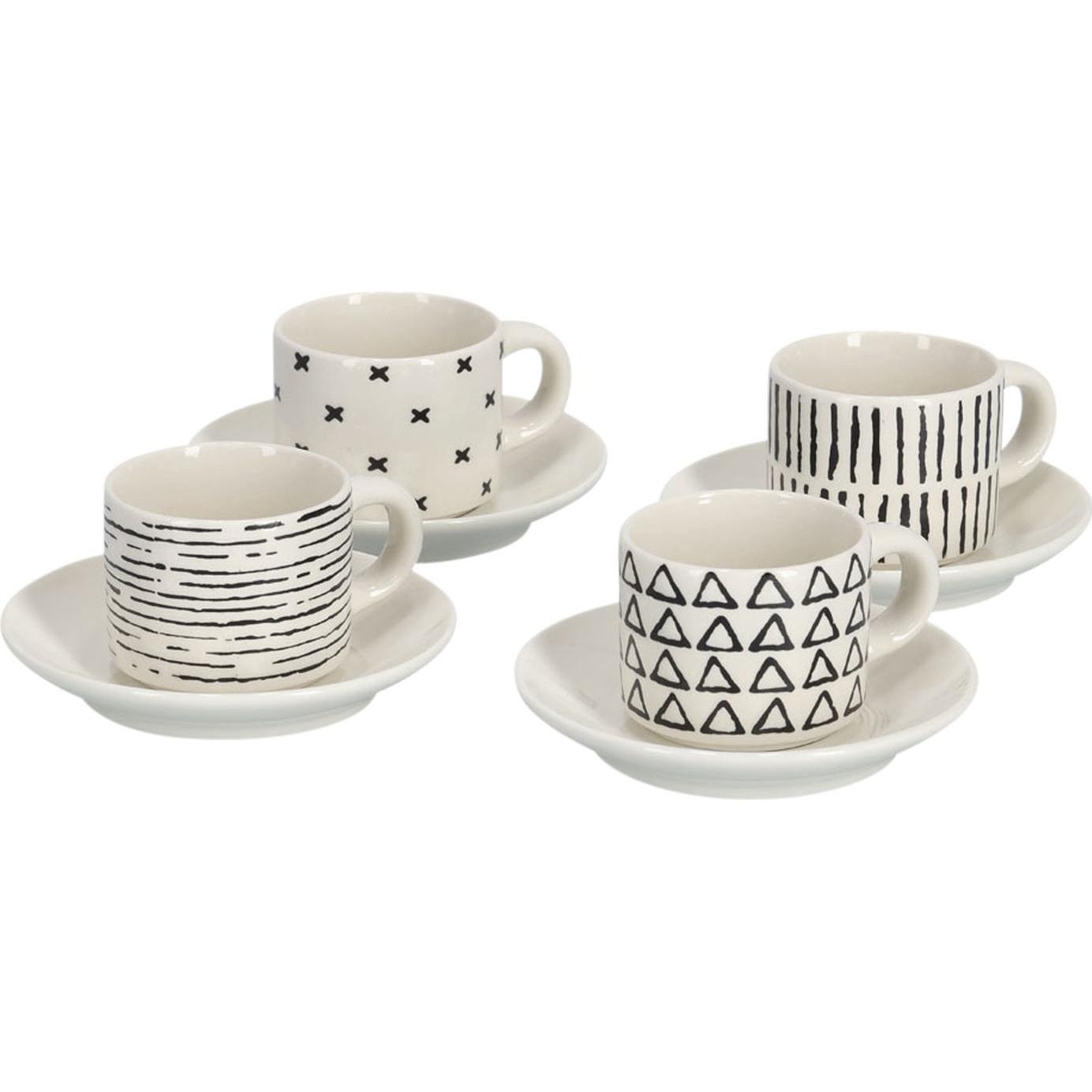 Zeller Present, Tasse, Espresso-Set (70 ml, 8 x)