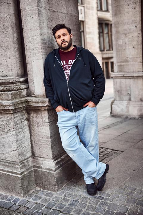 Produktbild Men+ Hoodie-Jacke, Kapuze, Zipper (L)